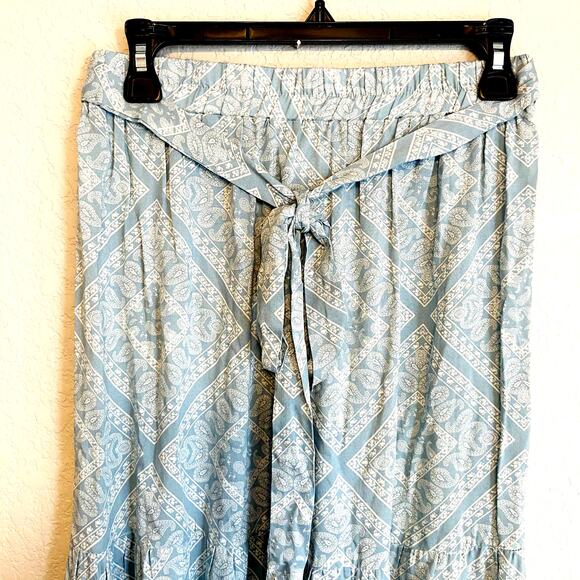 Blue Rain Maxi Skirt Light Blue M - Picture 2 of 7